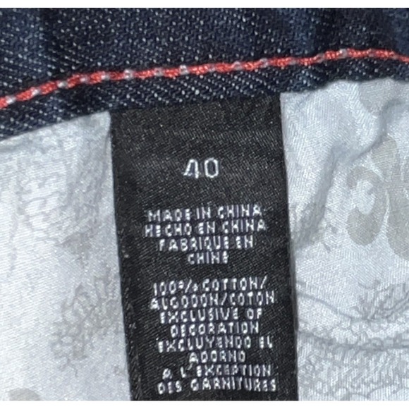 Vintage Enyce Jeans Men's 40x31 Dark Wash Denim Relaxed Fit Y2K Baggy Streetwear - Picture 8 of 11